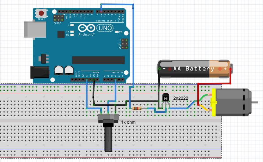 Arduino ile PWM’li DC Motor Kontrolü